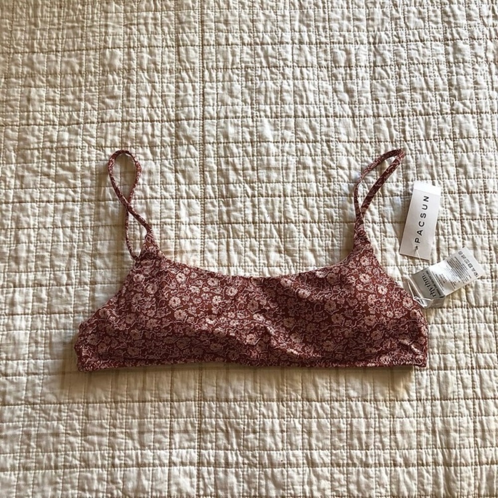 Rhythm x Pacsun Floral Bikini Top